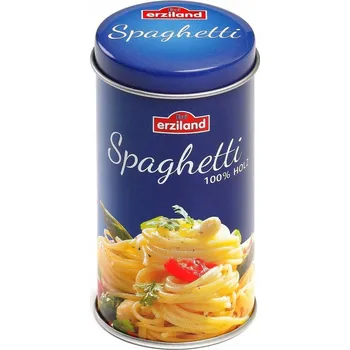 Dřevěná hračka Špagety v plechovce