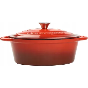 pekáč Červený smaltovaný litinový Pekáč 2,9 9 Cm