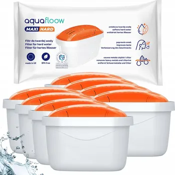 Filtrace vody 8x náhradní vložka AquaFloow do filtrační konvice Dafi, náhrada za vložku Brita pro tvrdou vodu