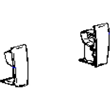 THULE OMNISTOR 4900 bílé přední kryty, sada levá a pravá