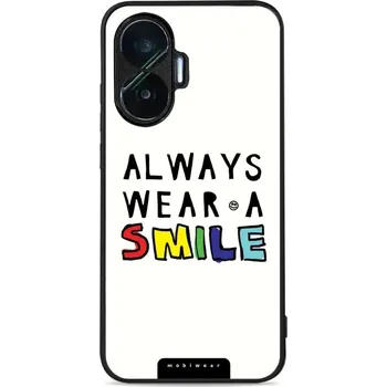 Pouzdro na mobilní telefon Lesklý kryt Mobiwear Glossy - Xiaomi Poco F7 - G077G Always smile (Prémiové lesklé pouzdro, obal, kryt Mobiwear Glossy na mobil Xiaomi Poco F7 - G077G Always smile, materiál Plast + TPU silikon - krytí po všech stranách, neošoupatelný potisk, tenké)