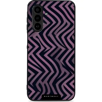 Pouzdro na mobilní telefon Lesklý kryt Mobiwear Glossy - Samsung Galaxy A17 / A17 5G - GA55G Fialové klikyháky (Prémiové lesklé pouzdro, obal, kryt Mobiwear Glossy na mobil Samsung Galaxy A17 / A17 5G - GA55G Fialové klikyháky, materiál Plast + TPU silikon - krytí po všech stranách