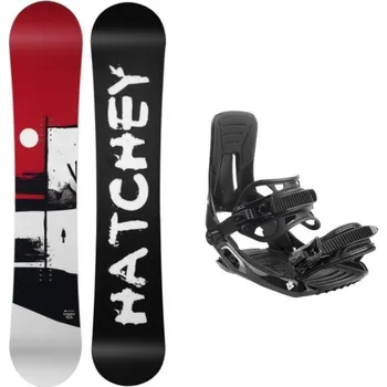 Snowboarding Hatchey Legacy snowboard + Hatchey Tactic vázání 145 cm + black EU 39-46 + DÁREK + Doprava ZDARMA