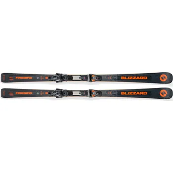 Sjezdové lyže Závodní lyže s vázáním BLIZZARD-Firebird HRC + XCELL 14 DEMO Černá 160 cm
