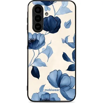 Pouzdro na mobilní telefon Lesklý kryt Mobiwear Glossy - Samsung Galaxy A17 / A17 5G - GP73G Modrá krása květů (Prémiové lesklé pouzdro, obal, kryt Mobiwear Glossy na mobil Samsung Galaxy A17 / A17 5G - GP73G Modrá krása květů, materiál Plast + TPU silikon - krytí po všech stranách