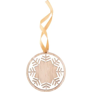 Vánoční ozdoba Lundamo vánoční ozdoba, vločka 30 bez potisku bez potisku