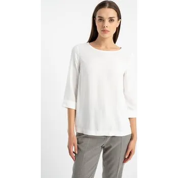 Dámská halenka CLICK Halenka 10-6937 Bílá Straight Fit 40