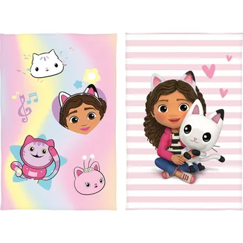 Dětská deka Gabby´s Dollhouse Sada deky s polštářem, 2dílná 100 x 150 cm Barevná