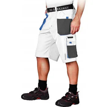 montérky Ochranné kalhoty do pasu LH-FMN-TS KRAŤASY BÍLO-ŠEDO-MODRÉ velikost 3XL *