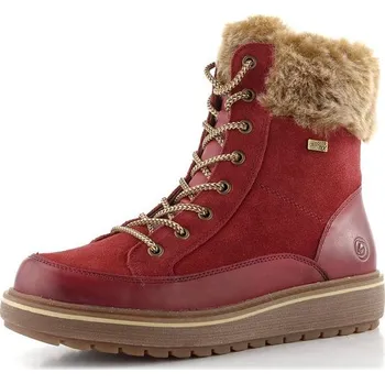 Dámské kozačky Remonte šněrovací kotník s membránou a gripy červený D0U78-35 - 40 | P695835