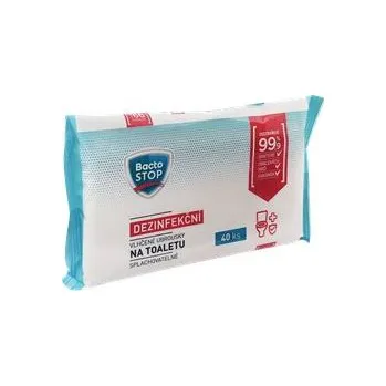 WC čistič BactoSTOP splach ubrousky WC (40 ks/fol)