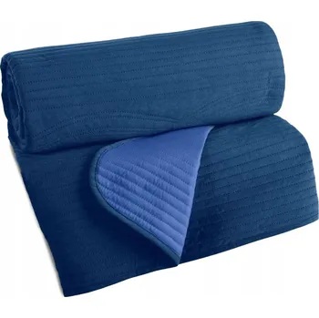 Prostěradlo Přehoz Eurofirany polyester 170 cm x 210 cm modrý