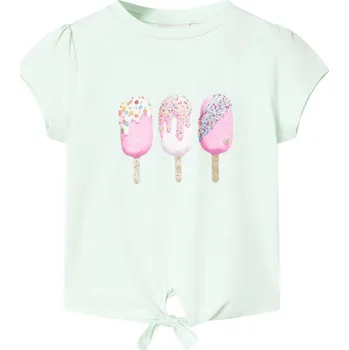 vidaXL Dětské tričko světle 92 [10694] Barva: Mátová