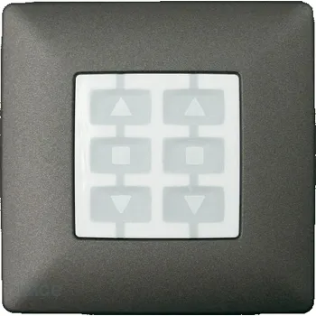 Nástěnný kryt pro vys. Nice Opla na zeď, antracit