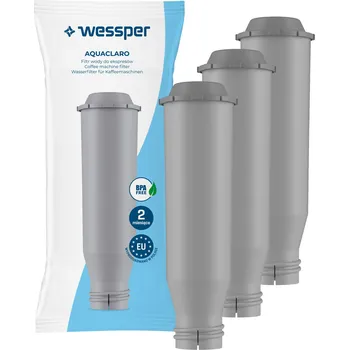 Náhradní díl pro kávovar 3x vodní filtr Wessper AquaClaro pro kávovary Krups Nivona - náhrada