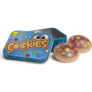 Dřevěná hračka Sušenky v plechovce