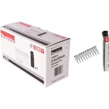 Spojovací materiál Hřebíky do betonu pro GN420CLSE Makita 196290-2 2,6x20 + plyn