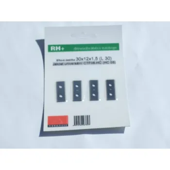 Příslušenství k frézce Rh+ Ceratizit Žiletky L30 universální (HC 05 / KCR 08) blistr o 4 kusech