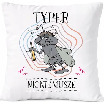 Obraz Polštář pro horníka jako Dárek s potiskem fotografie, bílý PoliDraw