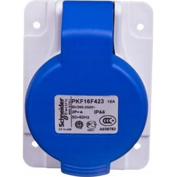 Elektrická zásuvka Modrá Elektrická Zásuvka Schneider Electric