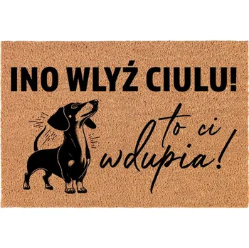 Rohožka KOKOSOVÁ VSTUPNÍ ROHOŽKA DO DOMU DEKORATIVNÍ | DÁREK INO VLYŹ CIULU