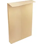 Obálka obchodní s křížovým dnem B4 hnědá