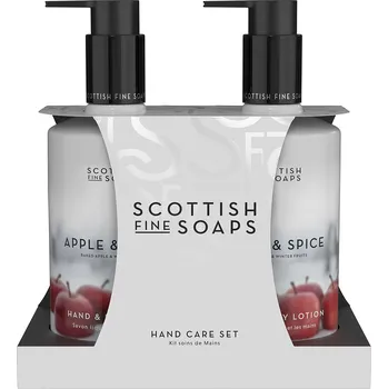 Péče o ruce SCOTTISH FINE SOAPS Apple & Spice Sada péče o ruce a tělo, 2 × 300 ml