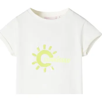 vidaXL Dětské tričko neonově 140 [11183] Barva: ecru