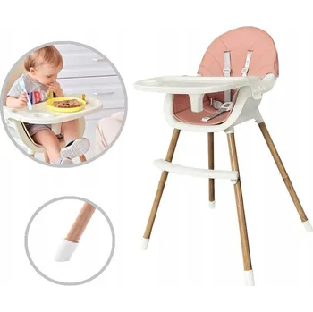 Jídelní židlička NASTAVITELNÁ ŽIDLIČKA KE KRMENÍ PRO DĚTI 3v1