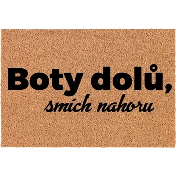 Rohožka Kokosová Vstupní Rohožka Dekorativní | Veselý Dárek Zout Boty