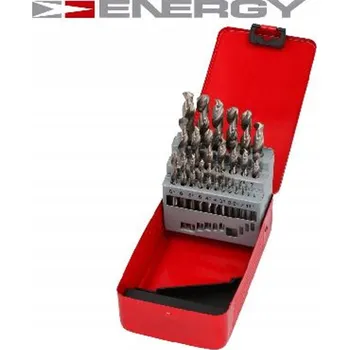 Vrták SADA 2 TITANOVÝCH VRTÁKŮ ENERGY 5 KUSŮ 1–13 MM