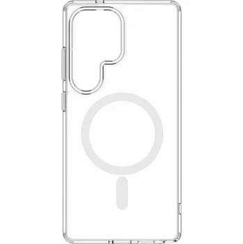 MagSafe silikonový kryt pro Samsung Galaxy S25 Ultra - Průhledný