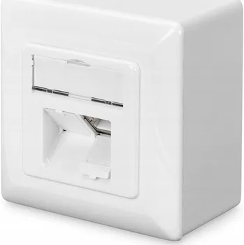 Elektrická zásuvka Digitus povrchová zásuvka kat.6 2xRJ45 stíněná