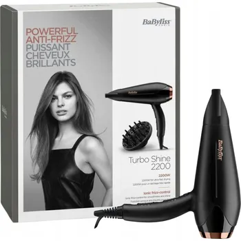 Fén Fén na vlasy BABYLISS PRO BLACK STAR 2200W Ionizace, koncentrátory, Venturiho efekt