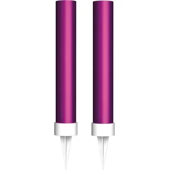 Dortová svíčka Dortová fontána Amscan 9,5 cm růžová