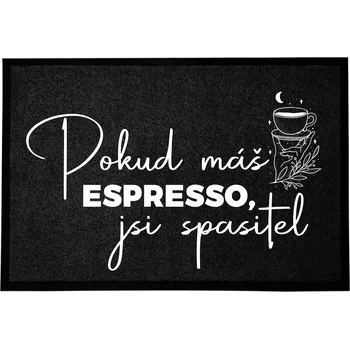 Rohožka Hotová gumová kokosová rohožka 40 x 60 cm