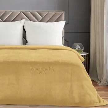 deka AKRYLOVÁ DEKA PIERRE CARDIN CLARA1 220X240 CM MEDOVÁ