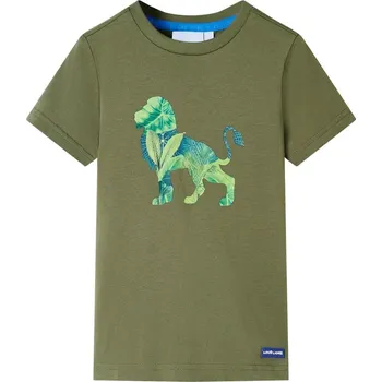 vidaXL Dětské tričko 92 [12274] Barva: Khaki