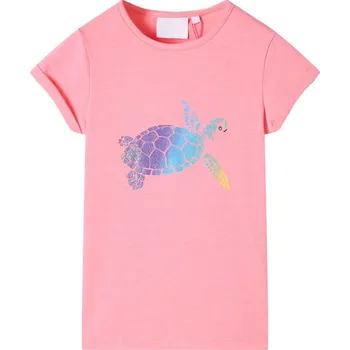 Chlapecké tričko vidaXL Dětské tričko jasně 104 [11185] Barva: Růžová