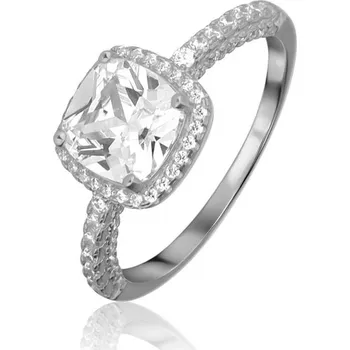 Prsten Prsten JVD SVLR0891SH2BI stříbrný