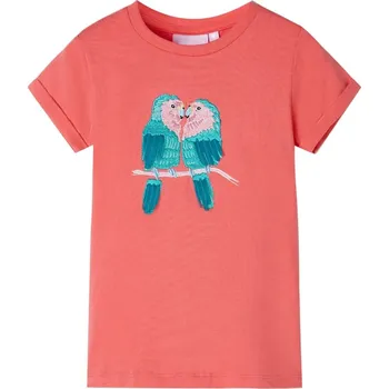 vidaXL Dětské tričko 92 [11204] Barva: Korálová