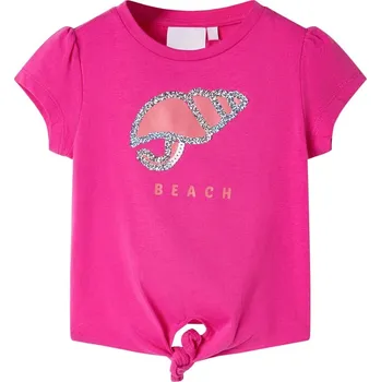 Chlapecké tričko vidaXL Dětské tričko tmavě 116 [10666] Barva: Růžová