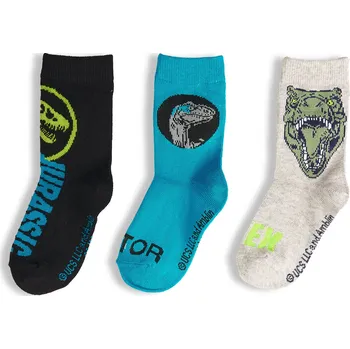 Chlapecké oblečení GATE Balení 3 párů ponožek Jurassic World 23/26 825-0796/85