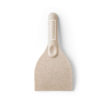 Autoškrabka SPREE. Škrabka na led z PP a pšeničné slámy Tampontisk (5, 50 x 11) 1 kabel 2