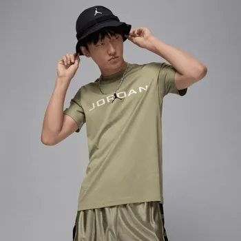 Nike Jordan Air tričko - 0 - olivová - L