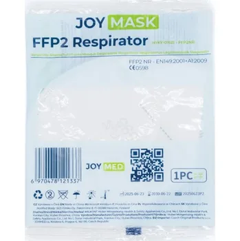 respirátor JoyMask - FFP2 respirátor bílý - (sada 5 ks)