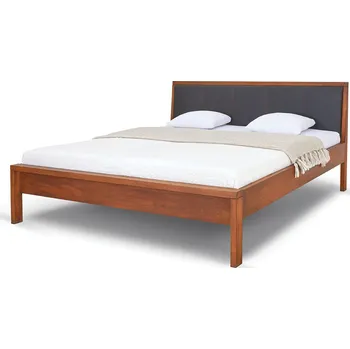 Postel Postelia MILANO BELLE Buk 140x200 - dřevěná postel z masivu o šíři 4 cm