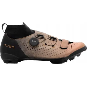 Pánské cyklistické tretry Shimano SH-RX801R tretry gravel MTB SPD oranžové, velikost 45