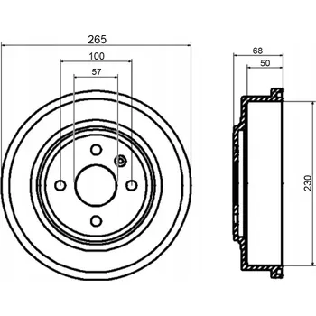 Brzdový buben ATM Mikoda 9123 brzdový buben
