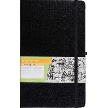 Zápisník Notes Antra A6 linkovaný zápisník Romantyzm černý